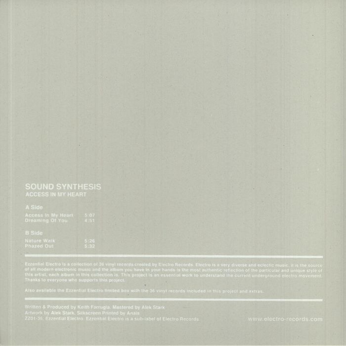 SOUND SYNTHESIS - Ezzential Electro 001: Access In My Heart