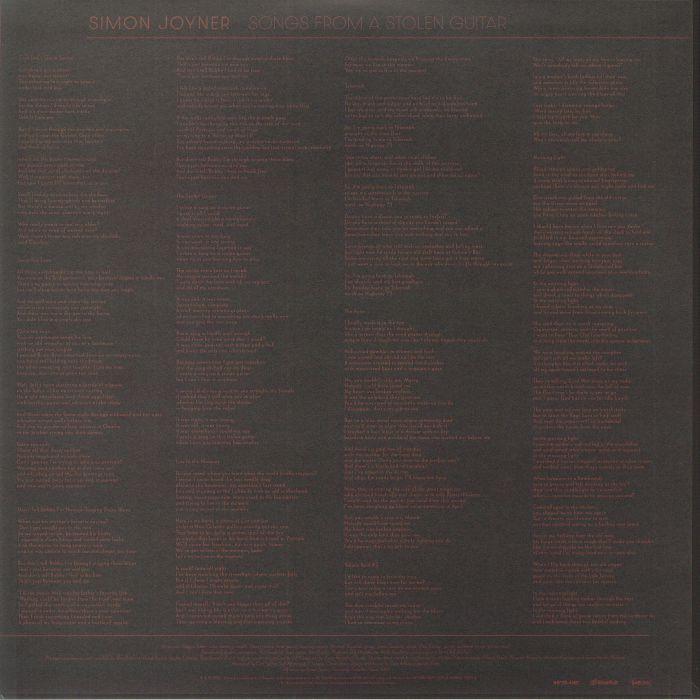 JOYNER, Simon - Songs From A Stolen Guitar