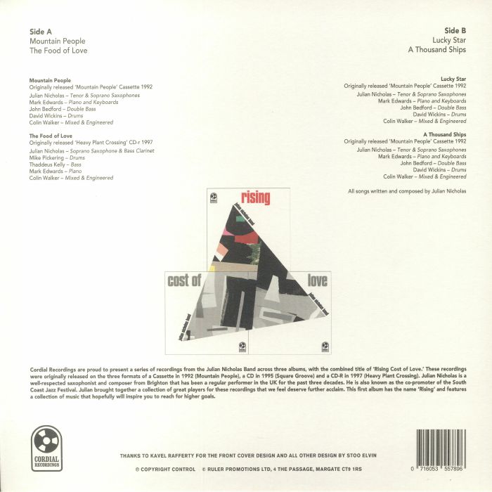JULIAN NICHOLAS BAND - Rising