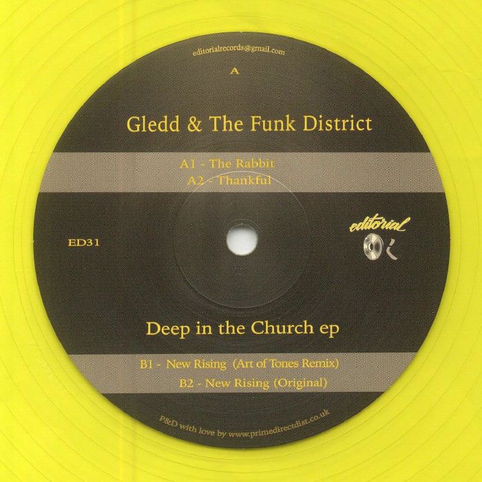 GLEDD & THE FUNK DISTRICT - Deep In The Church EP