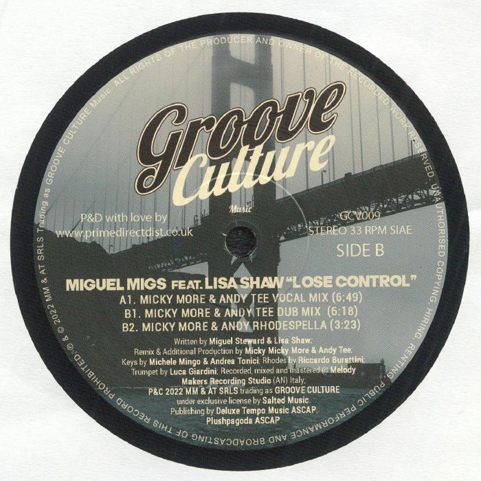 MIGS, Miguel feat LISA SHAW - Lose Control (Micky More & Andy Tee remixes)