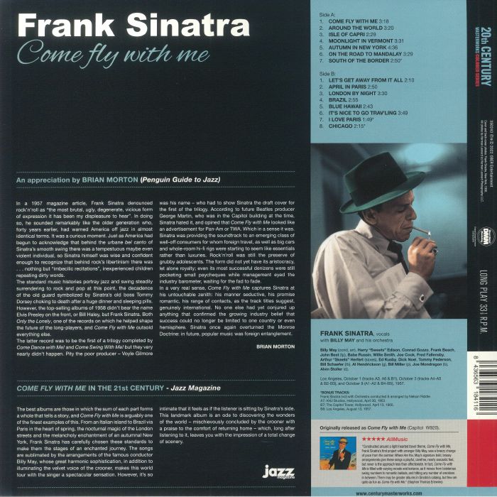 SINATRA, Frank - Come Fly With Me