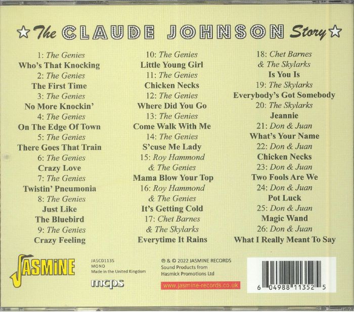 The GENIES/DON & JUAN - Who's That Knocking/What's Your Name: The Claude Johnson Story