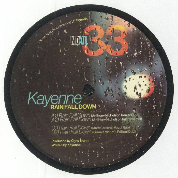 KAYENNE - Rain Fall Down (Anthony Nicholson, Marc Cotterell mixes)
