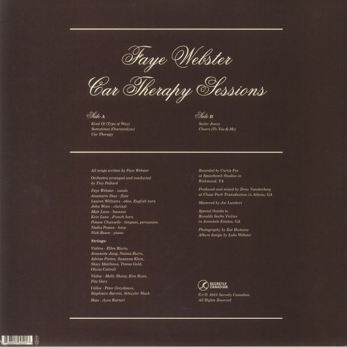 WEBSTER, Faye - Car Therapy Sessions