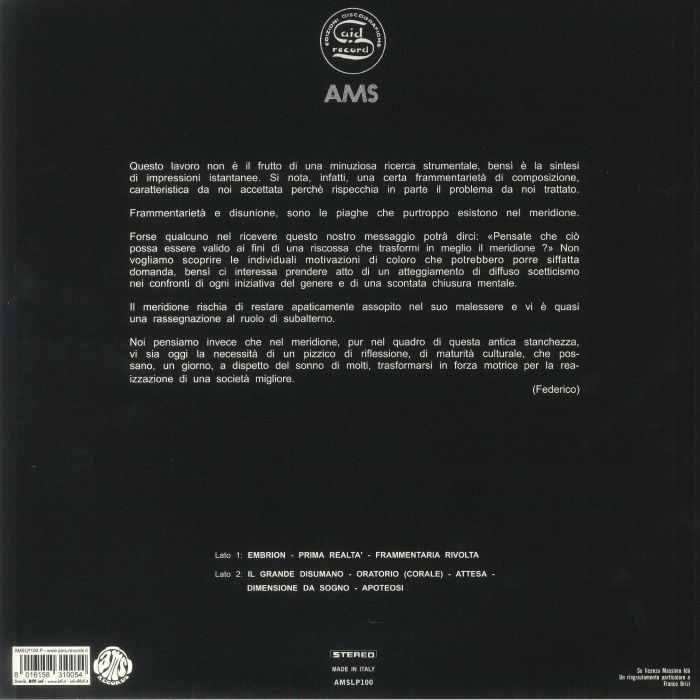 APOTEOSI - Apoteosi (reissue)