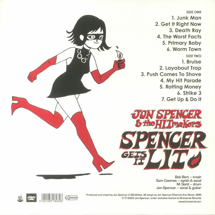 Jon Spencer And The Hitmakers Spencer Gets It Lit Vinyl At Juno Records 8335