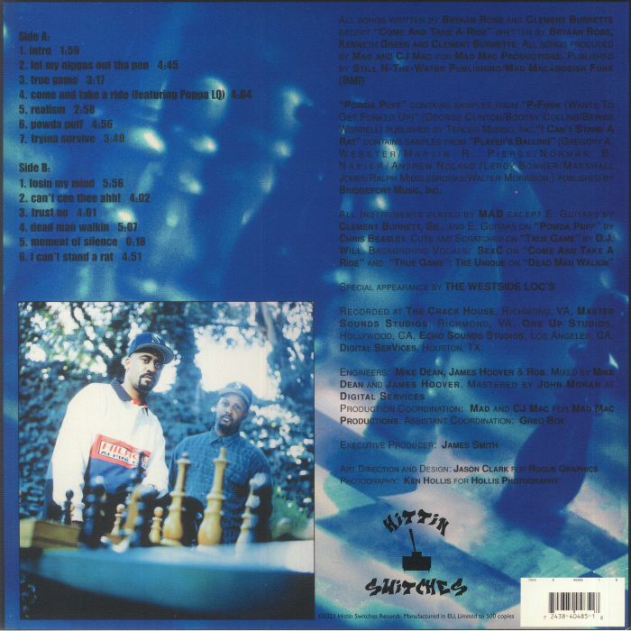 True MAD CJ MAC true game Game by Mad CJ Mac (CD 1995 Rap-A-Lot