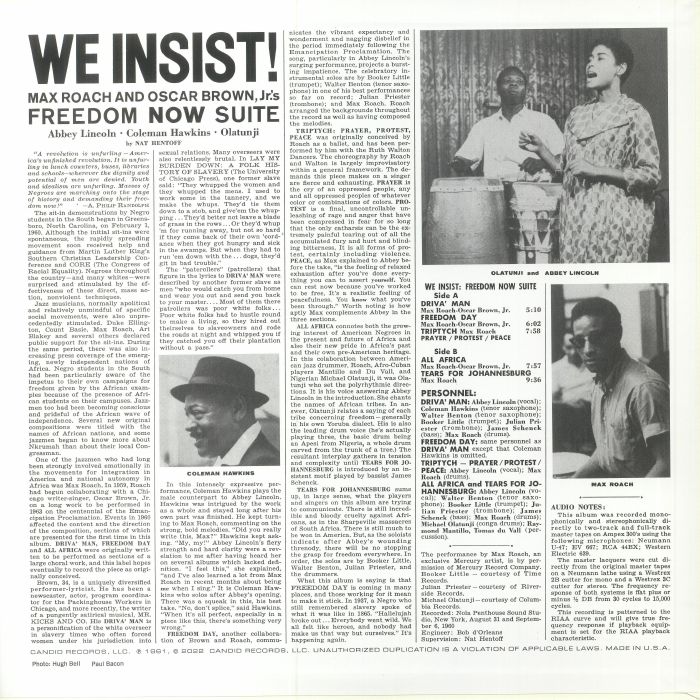 ROACH, Max - We Insist! Max Roach's Freedom Now Suite