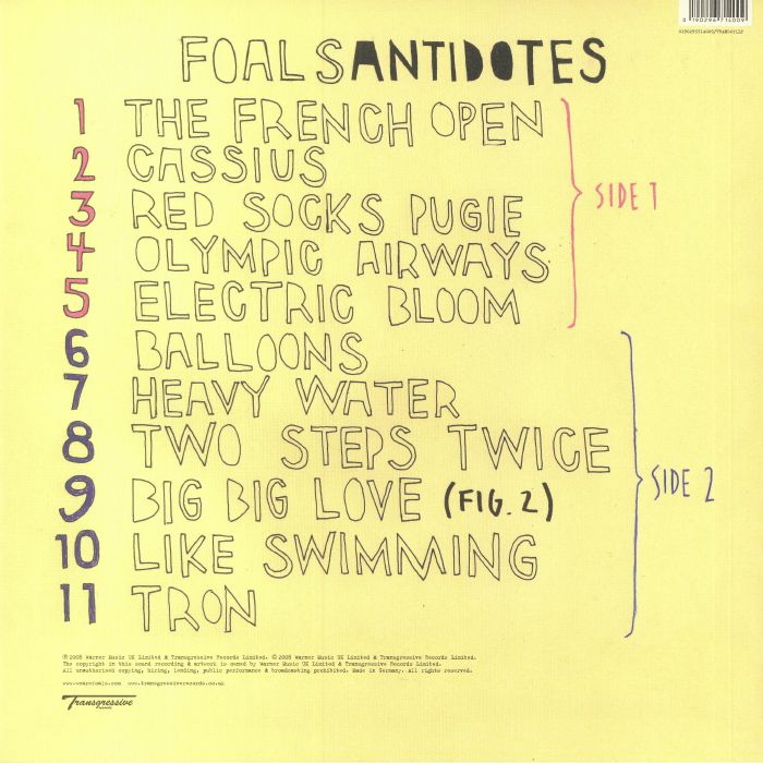 FOALS - Antidotes (reissue)