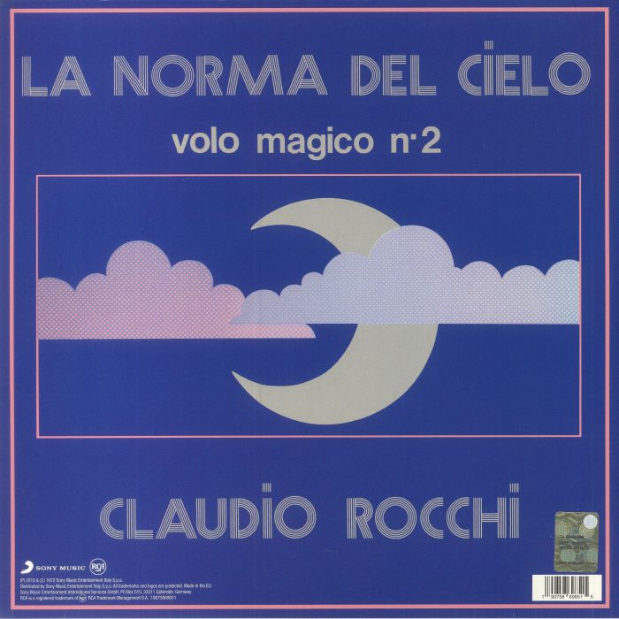 Claudio ROCCHI - La Norma Del Cielo: Volo Magico N 2 Vinyl at Juno Records.