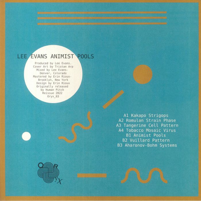 EVANS, Lee - Animist Pools (reissue)