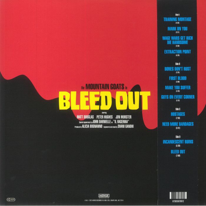The MOUNTAIN GOATS - Bleed Out Vinyl at Juno Records.