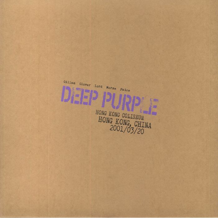 Deep Purple – Live In Hong Kong 2001 vinyl cover