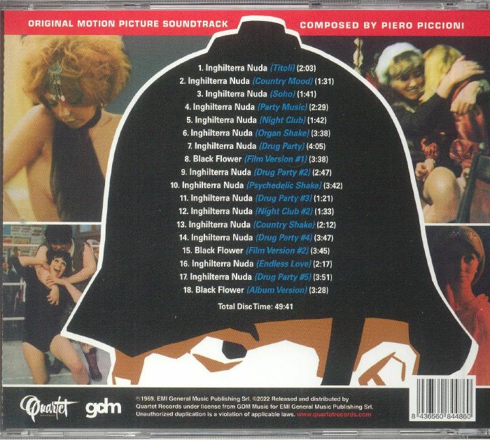 PICCIONI, Piero - Inghilterra Nuda (Soundtrack) (Expanded Edition)