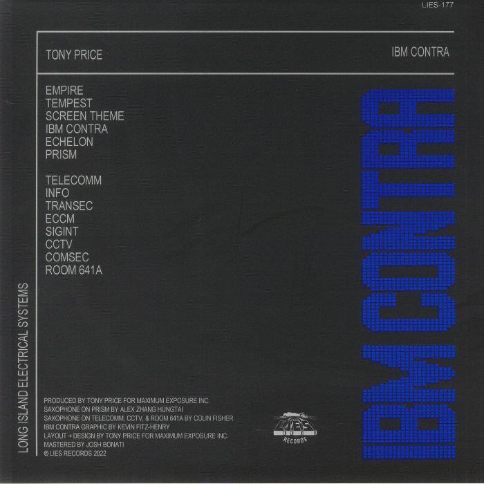 TONY PRICE - Ibm Contra