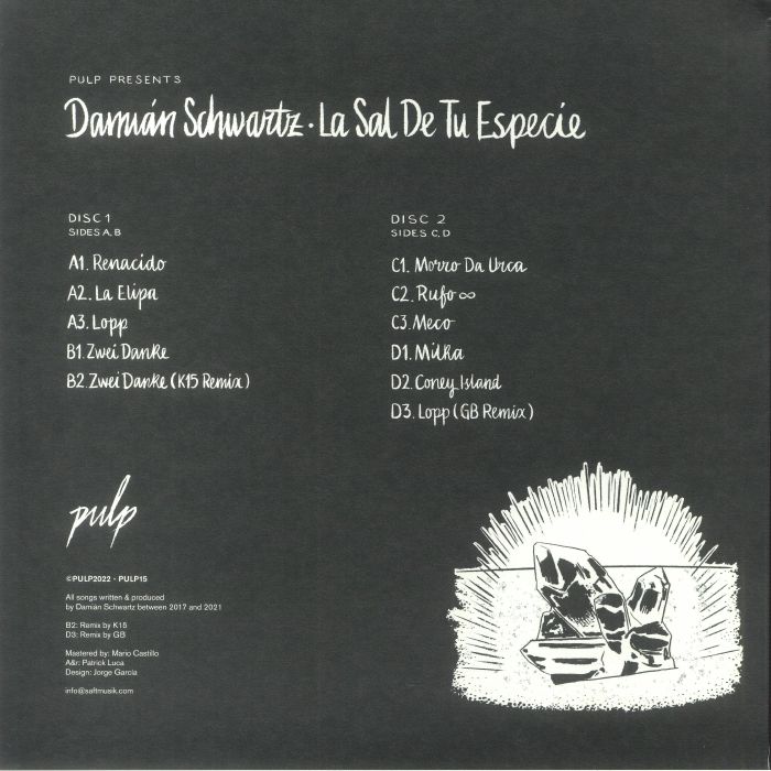 SCHWARTZ, Damian - La Sal De Tu Especie