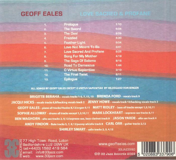 EALES, Geoff - Love Sacred & Profane