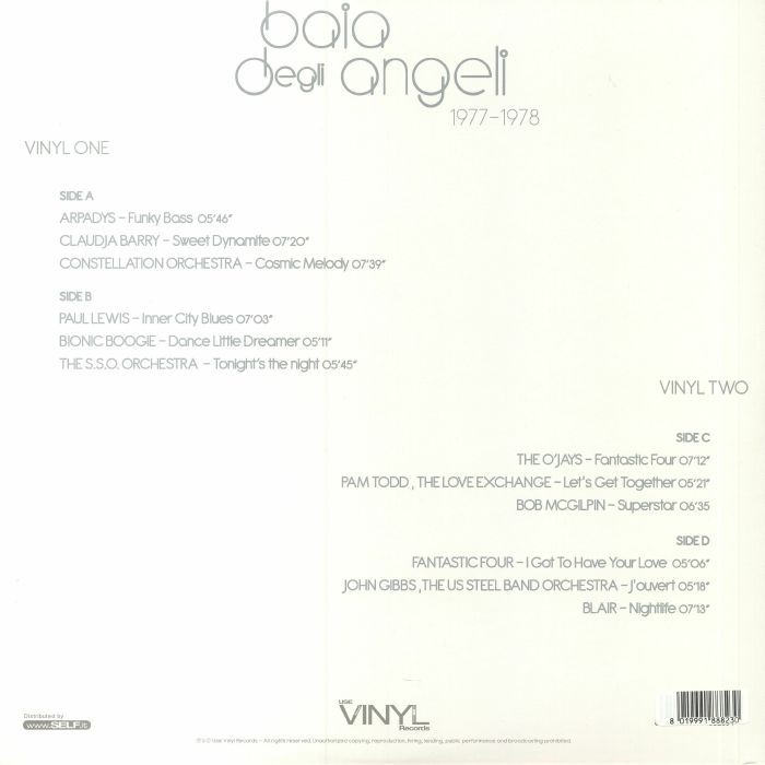 BALDELLI, Daniele/VARIOUS - Baia Degli Angeli 1977-1978
