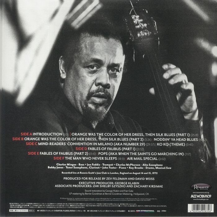 Charles MINGUS - The Lost Album From Ronnie Scott's (Record Store Day RSD 2022)