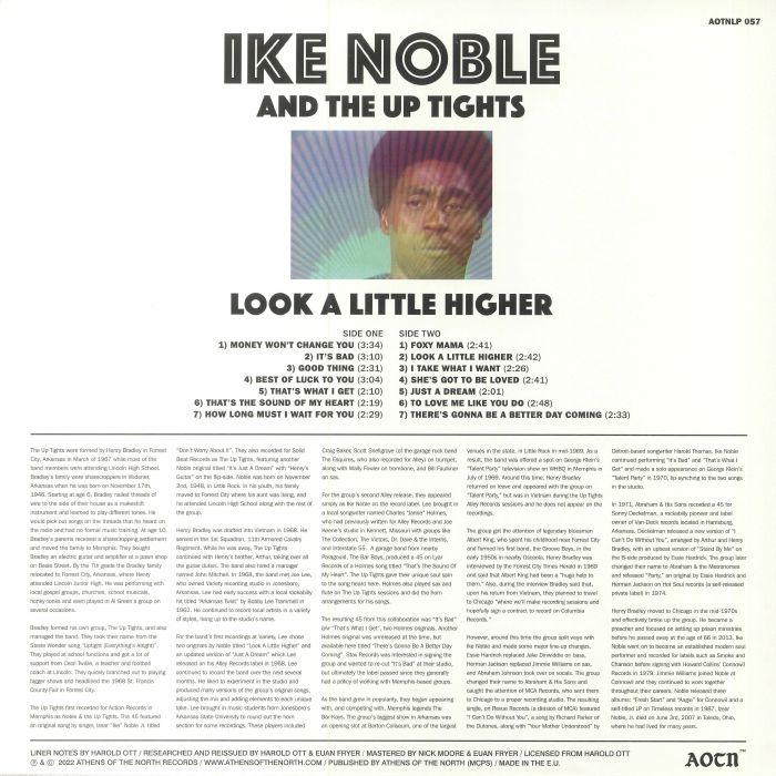 NOBLE, Ike/THE UP TIGHTS - Look A Little Higher
