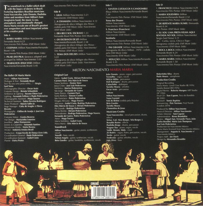 NASCIMENTO, Milton - Maria Maria (reissue)