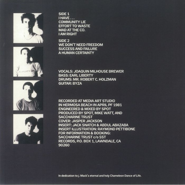 SACCHARINE TRUST Paganicons (reissue) Vinyl at Juno Records.