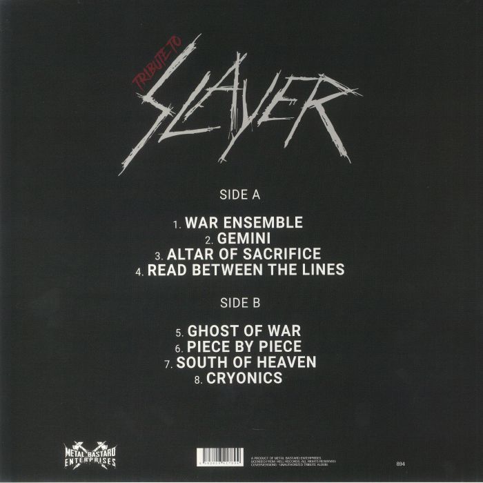 VARIOUS - Tribute To Slayer
