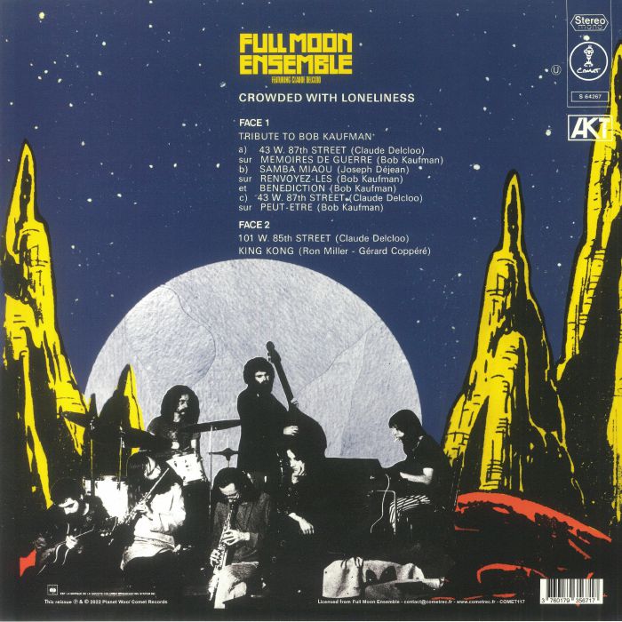 FULL MOON ENSEMBLE Feat CLAUDE DELCLOO - Crowded With Loneliness ...