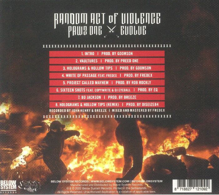 PAWZ ONE/EVOLVE - Random Act Of Violence