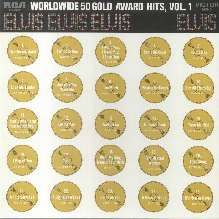 PRESLEY, Elvis - Worldwide 50 Gold Award Hits Vol 1