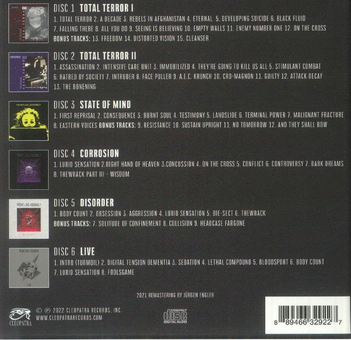 FRONT LINE ASSEMBLY - Permanent Data 1986-1989 (remastered)
