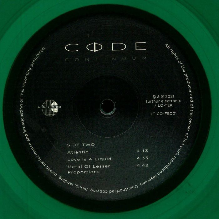 CODE - Continuum (reissue)