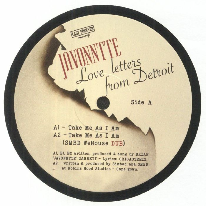 JAVONNTTE - Love Letters From Detroit
