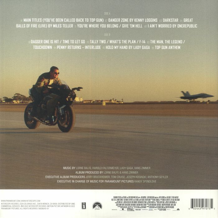 LADY GAGA/ONEREPUBLIC/HANS ZIMMER - Top Gun: Maverick (Soundtrack)