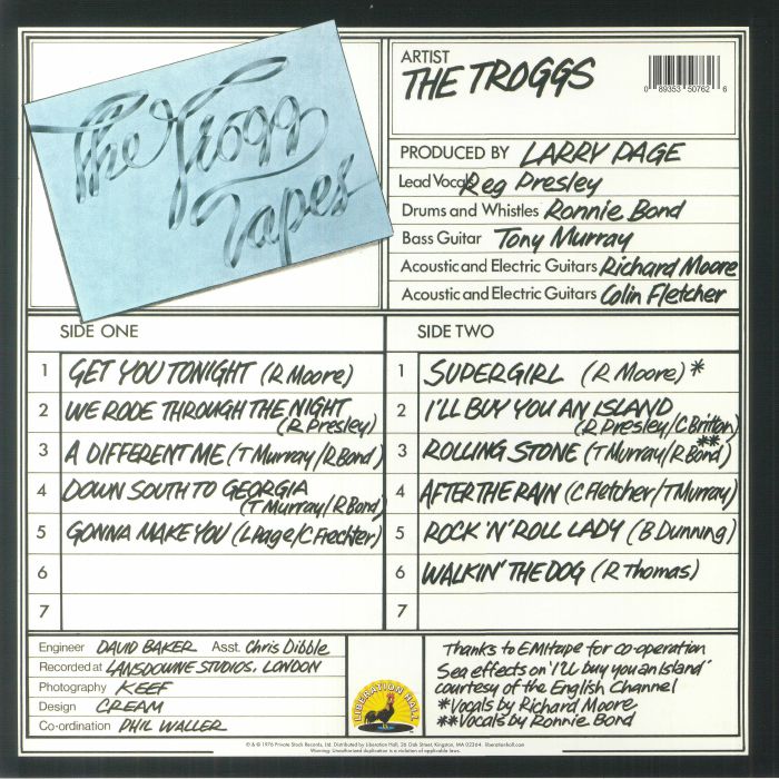 TROGGS, The - The Trogg Tapes