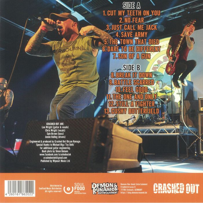 CRASHED OUT - Crash & Burn (reissue)