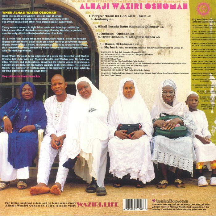 ALHAJI WAZIRI OSHOMAH - World Spirituality Classics 3: The Muslim Highlife Of Alhaji Waziri Oshomah