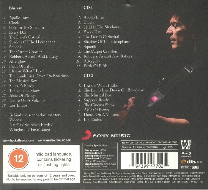 HACKETT, Steve - Genesis Revisited Live: Seconds Out & More