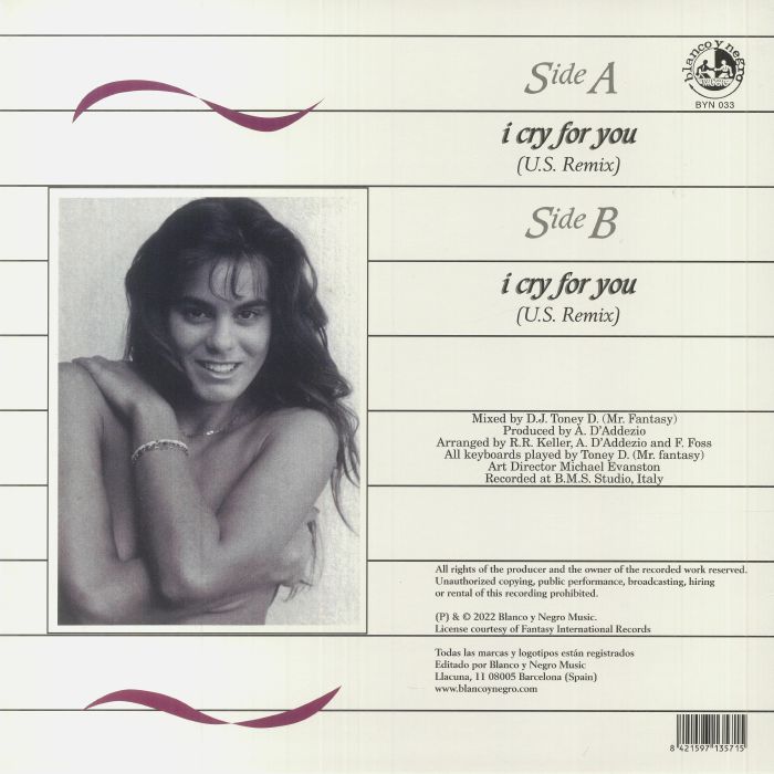 SHY ROSE - I Cry For You