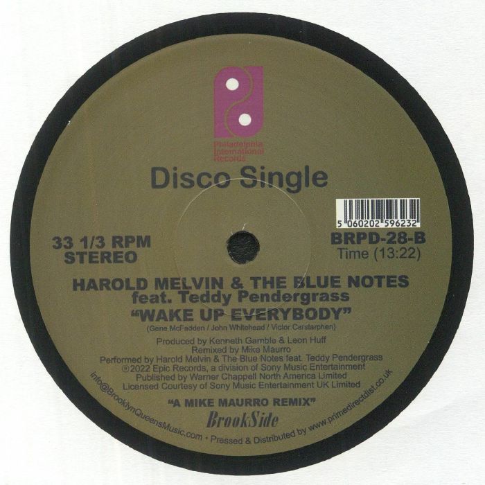 O'JAYS, The/HAROLD MELVIN & THE BLUE NOTES feat TEDDY PENDERGRASS - I Love Music (A Mike Maurro remix)