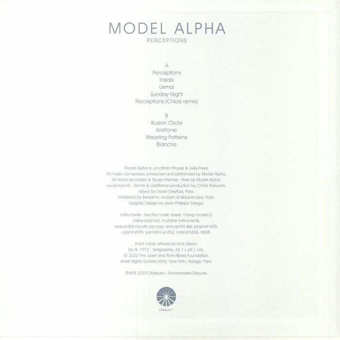 MODEL ALPHA - Perceptions