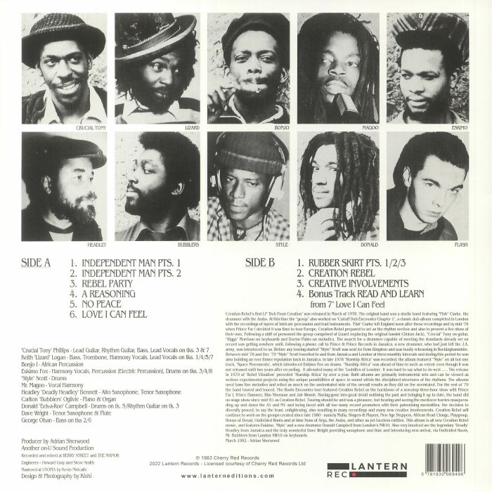 CREATION REBEL - Lows & Highs (remastered)