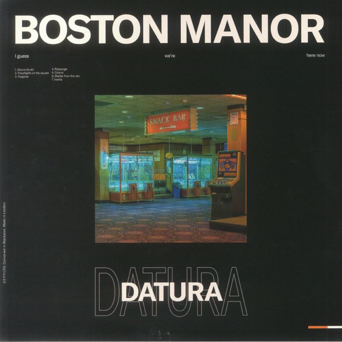 Boston Manor – Datura vinyl cover