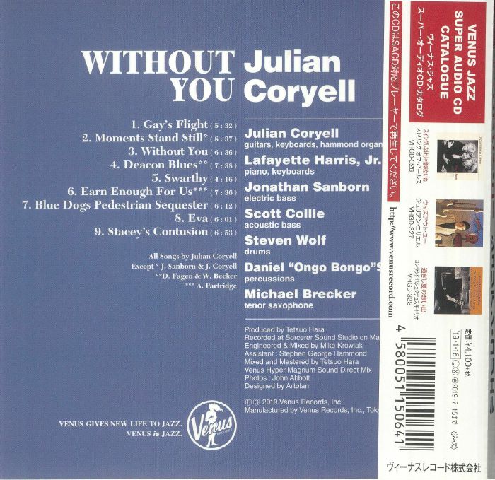 CORYELL, Julian - Without You