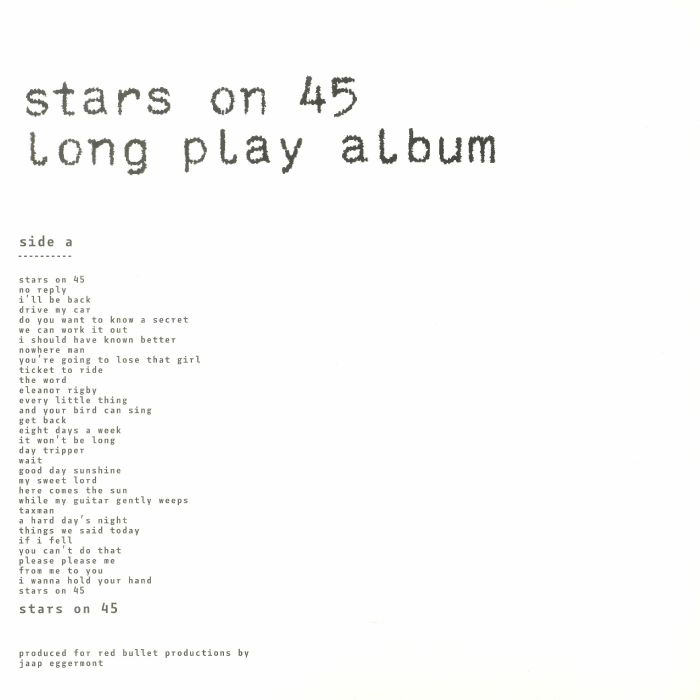 STARS ON 45/VARIOUS - Long Play Album (remastered)