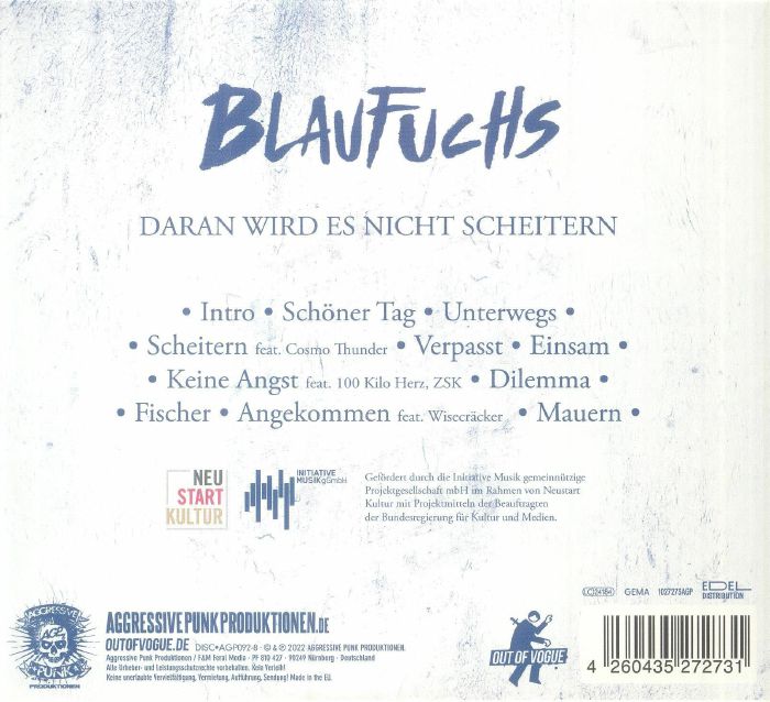 BLAUFUCHS - Daran Wird Es Nicht Scheiteren