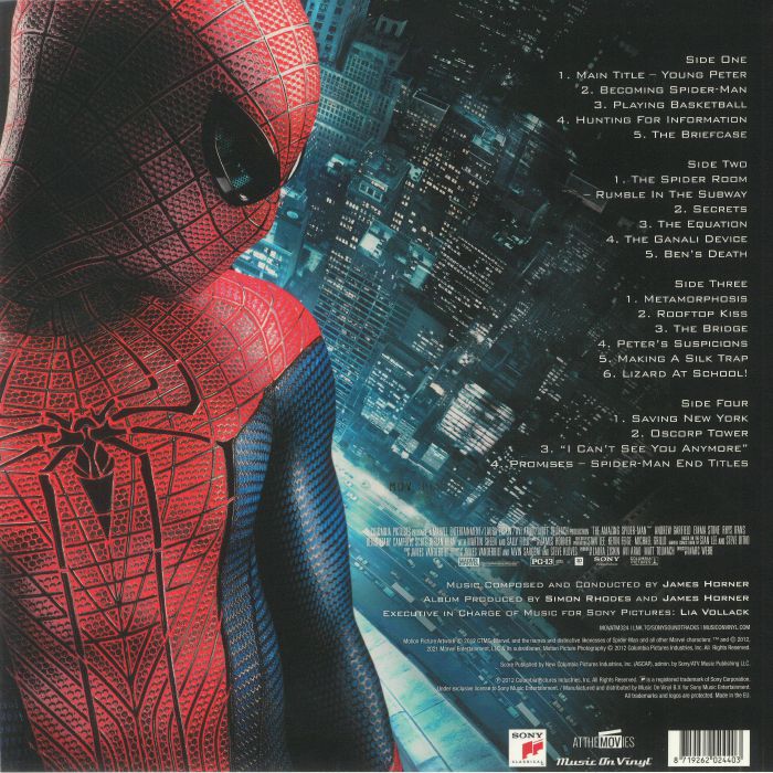 HORNER, James - The Amazing Spider Man (Soundtrack) (10th Anniversary Edition) (reissue)