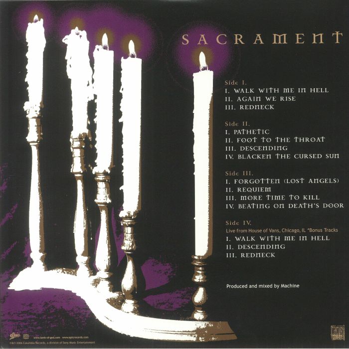 LAMB OF GOD - Sacrament (15th Anniversary Edition) (remastered)