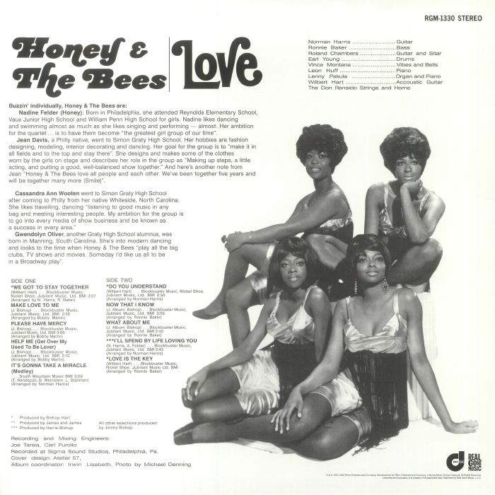 洋楽 Honey & The Bees LOVE lp soul 洋楽 Honey & The Bees